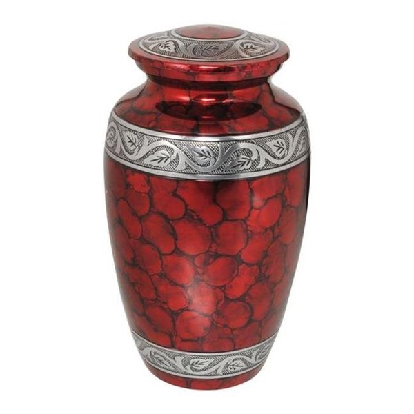 Urnsdirect2U Urnsdirect2u Middleton Royal Red Adult Cremation Urn 7509-10